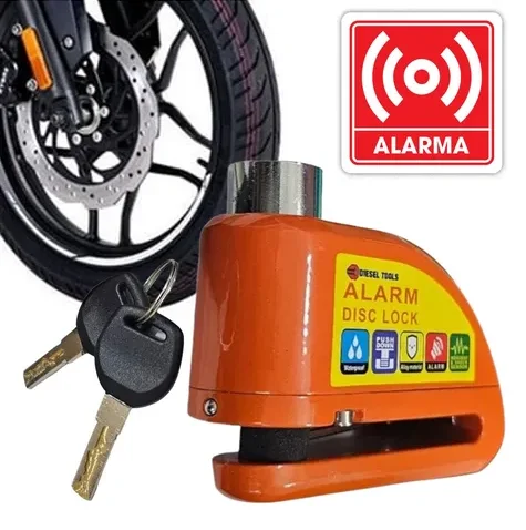Candado de Disco con Alarma